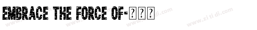 Embrace the force of字体转换